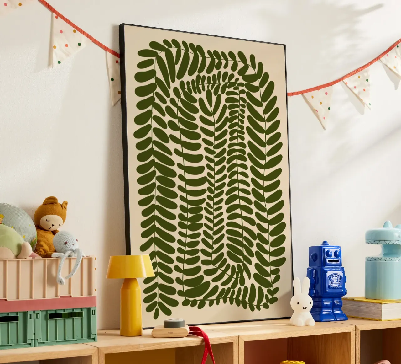 Festoon of Fern forex plate by Pure