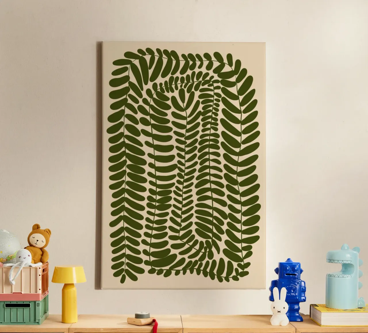Festoon of Fern canvas by Pure