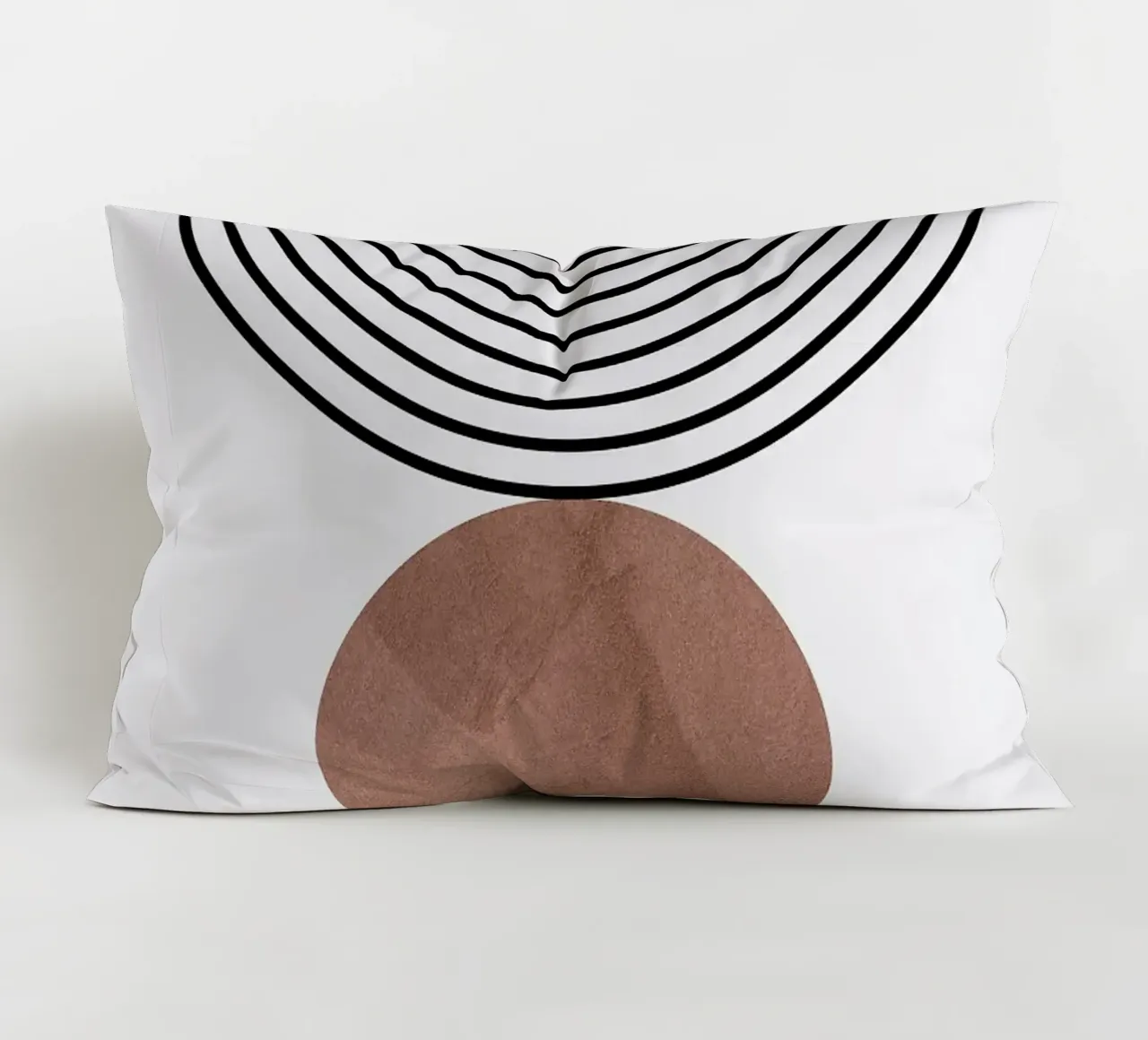 linee cerchi forme astratte cuscino da Ron Bale