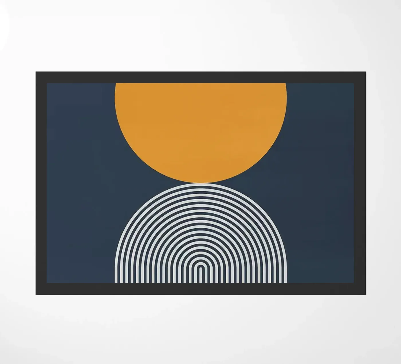 cerchio forma astratta zerbino da Ron Bale