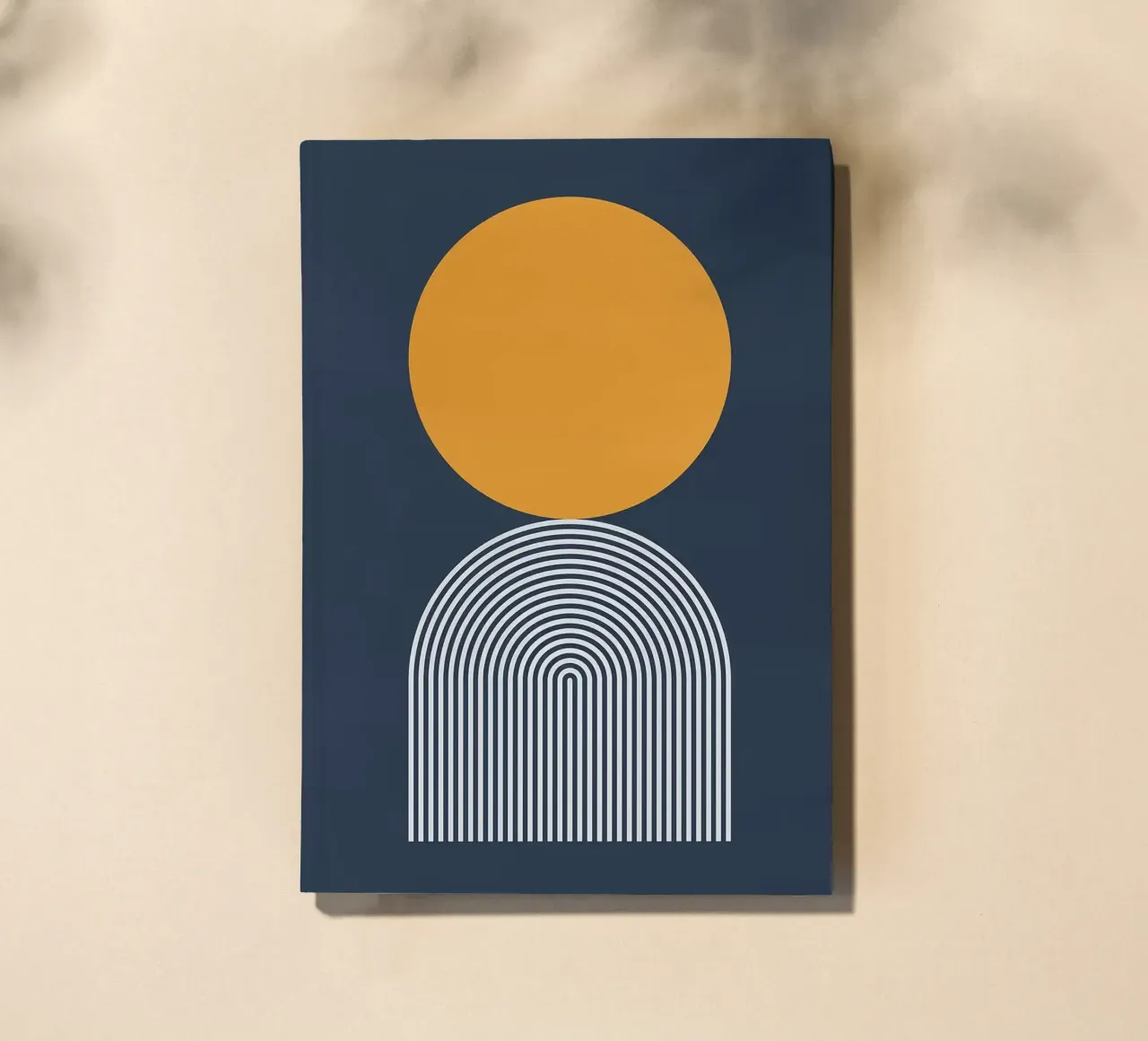 circle abstract shape notebook by Ron Bale
