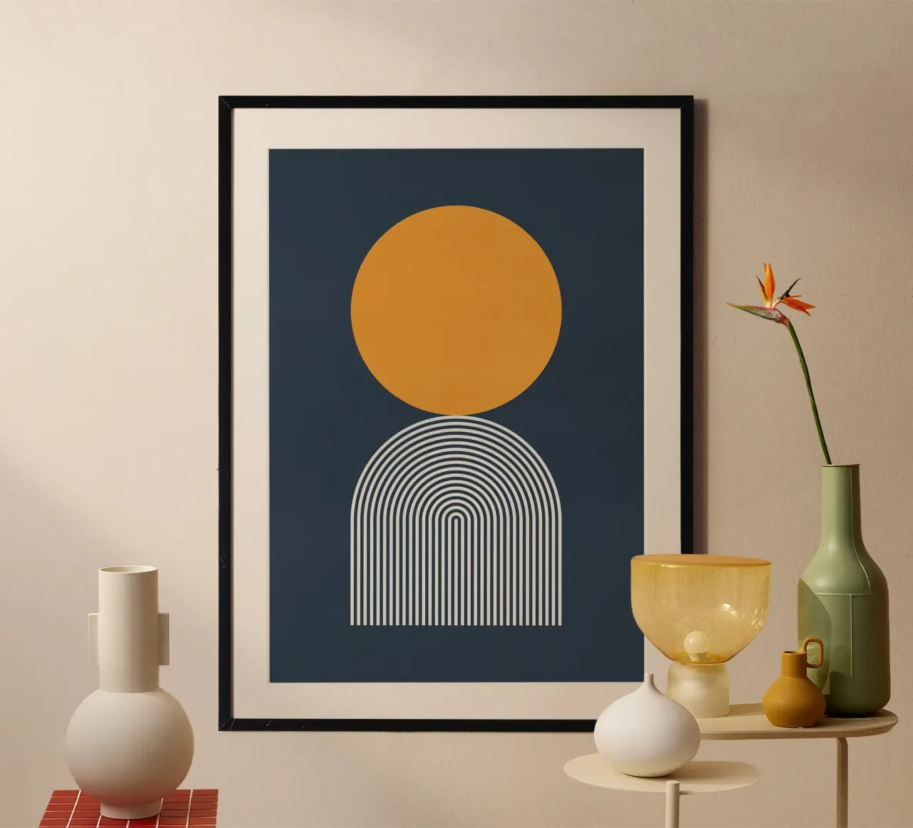 circle abstract shape hahnemühle by Ron Bale
