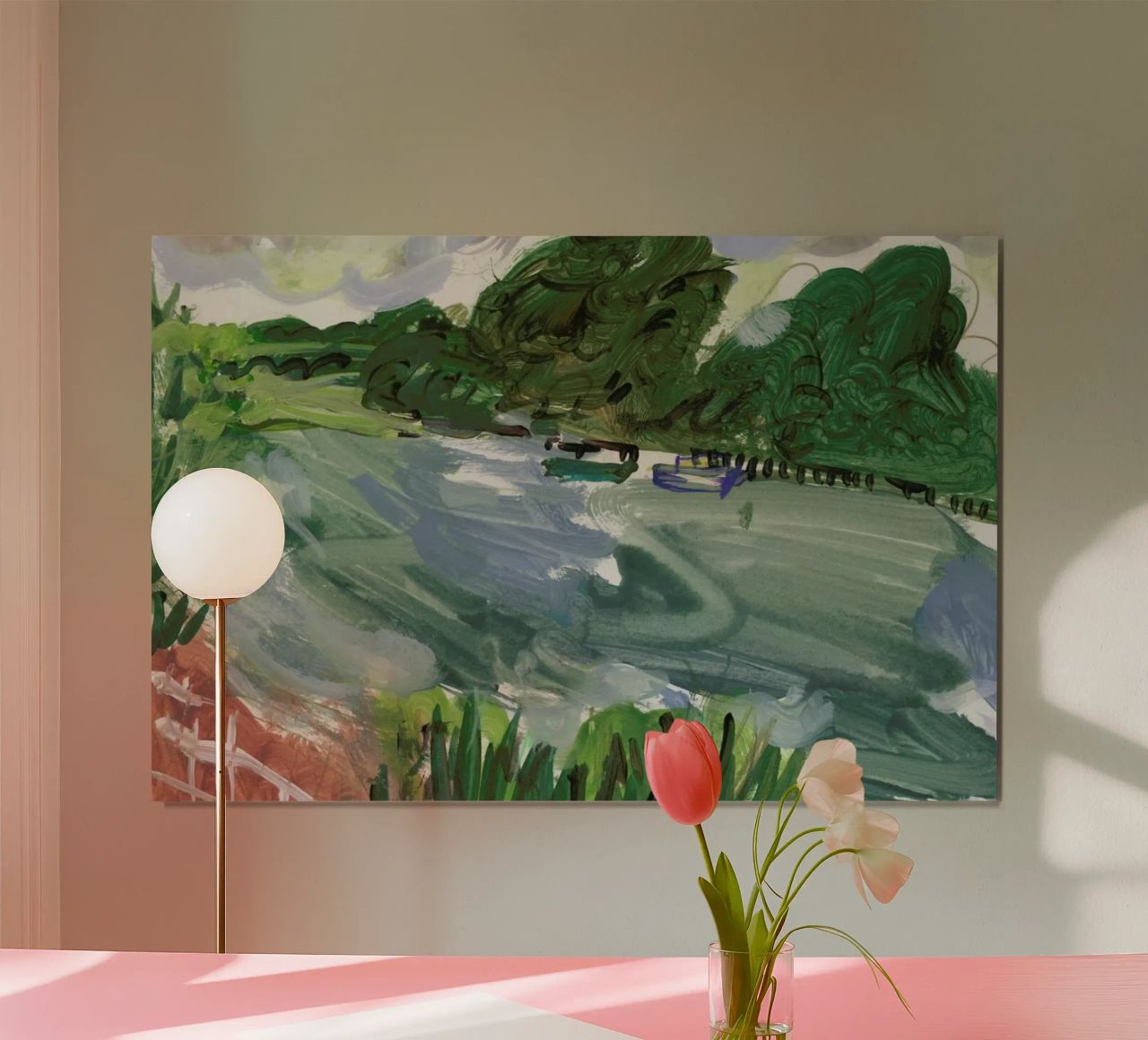 River Thames On A Windy Day poster by Sonia Brittain