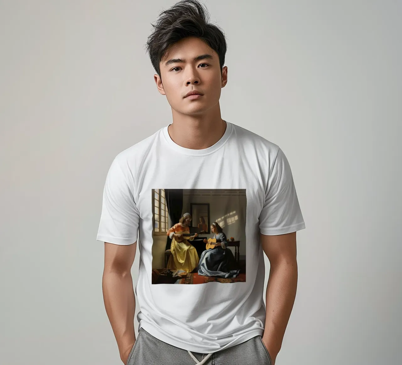 donna suona la chitarra t-shirt da The Dinda