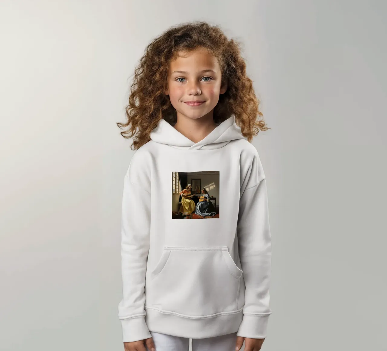 Frauen spielen Gitarre Kinder Hoodie von The Dinda