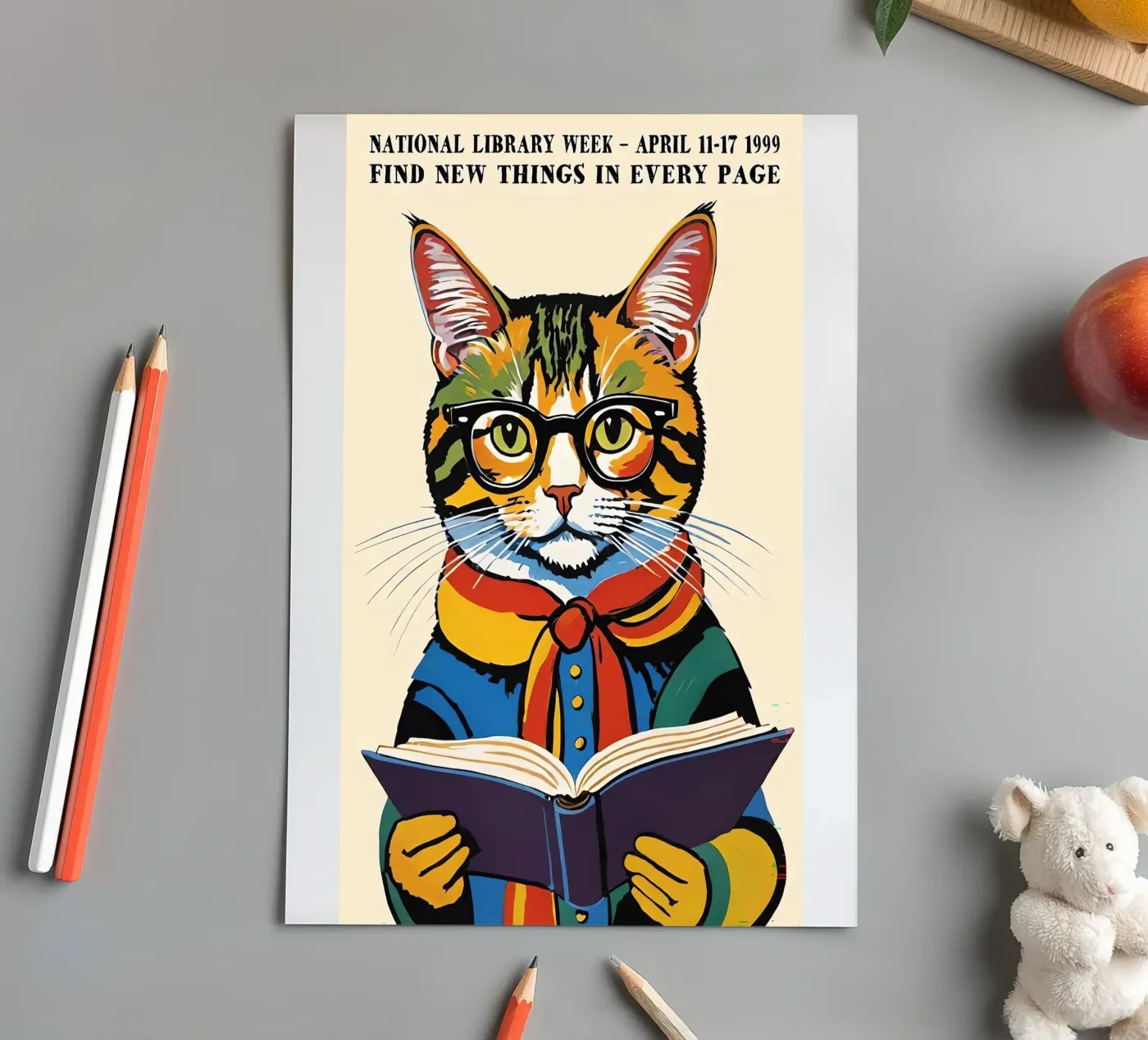 Cat sticker sheet by Arjun