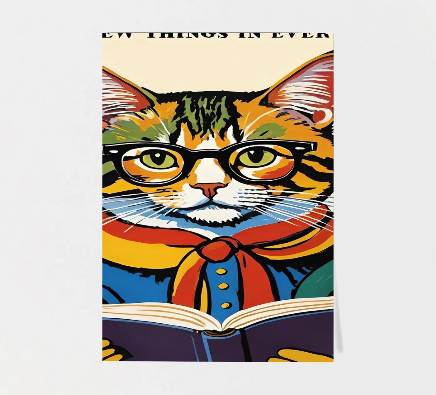 Cat sticker sheet by Arjun
