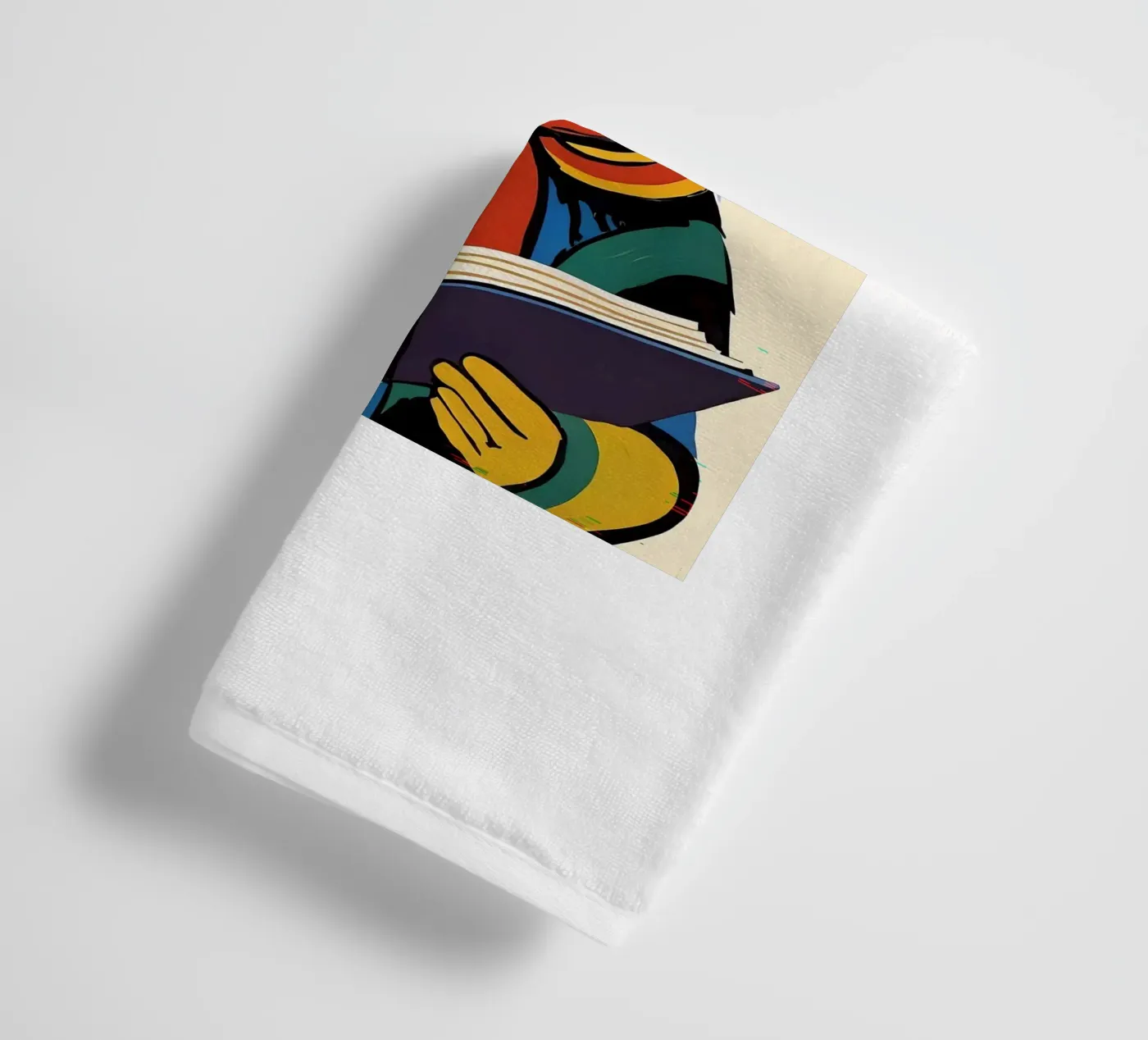 Cat towel by Arjun