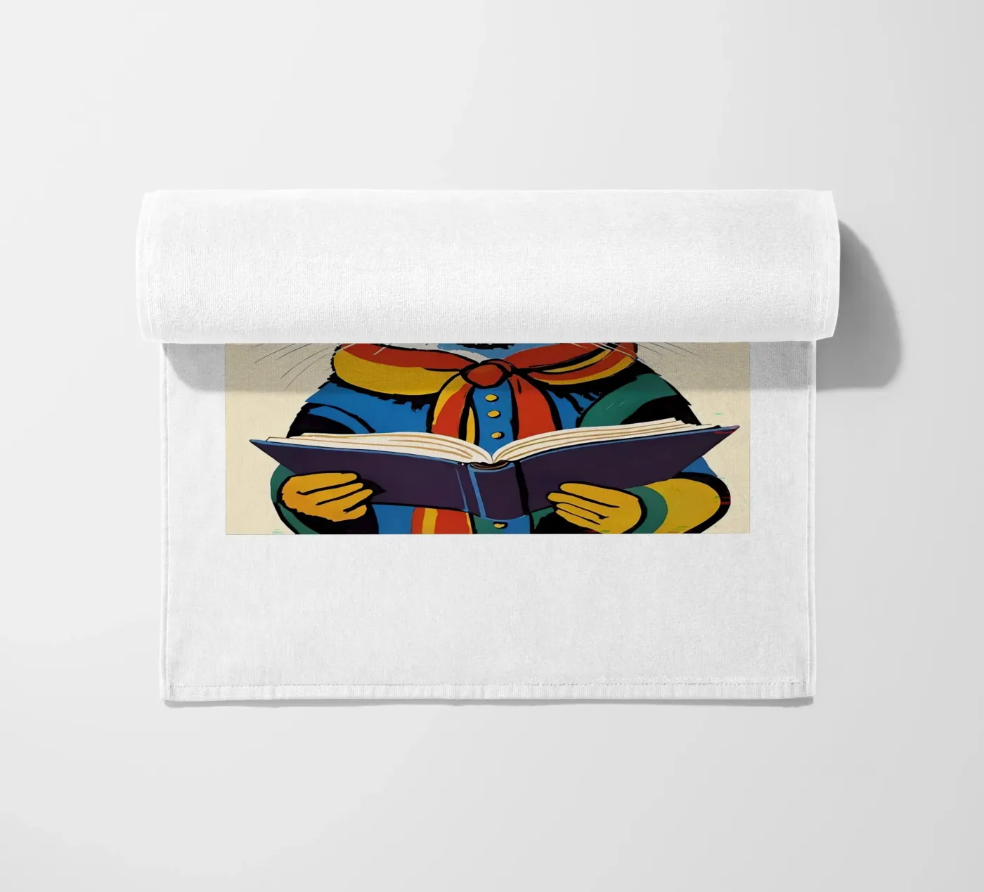 Kat strandhanddoek van Arjun