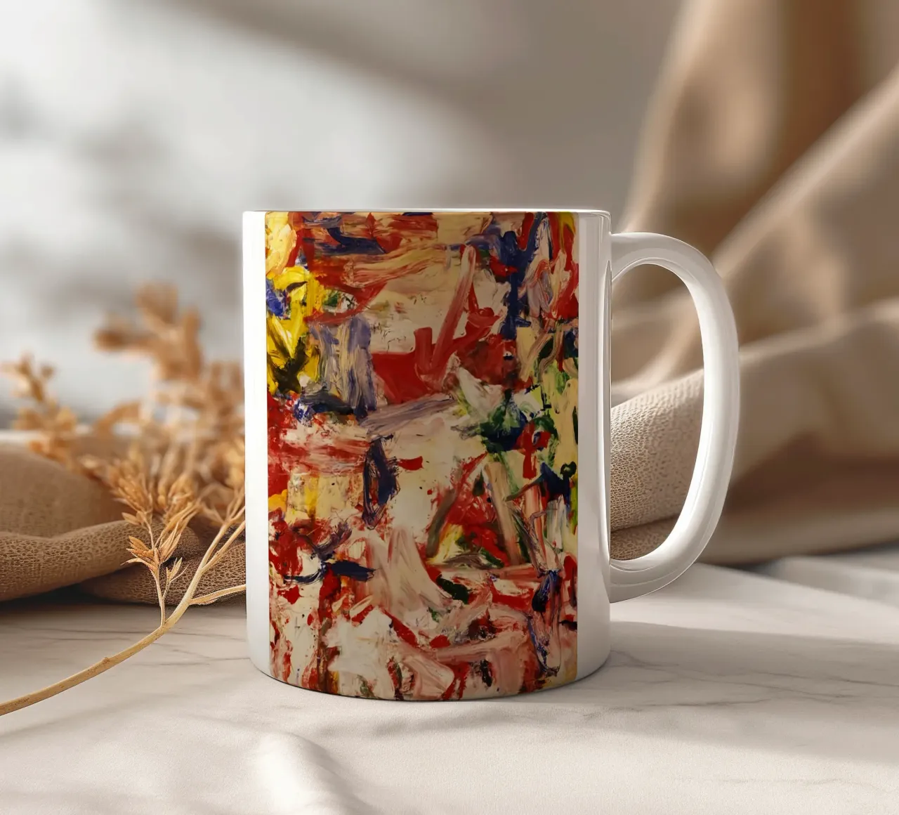 Willem De Kooning Bella pittura tazza in ceramica da Family ARTWORK