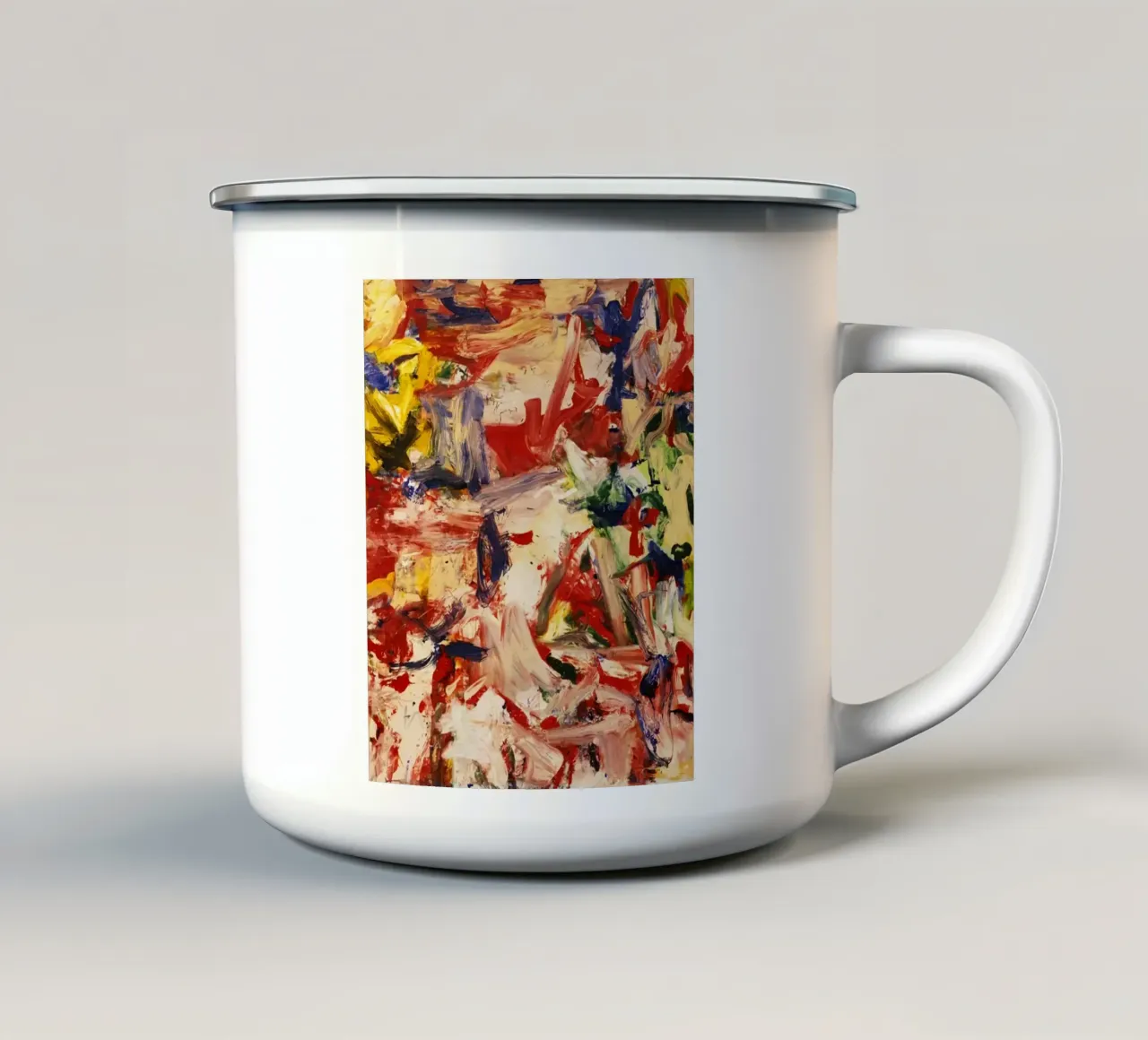 Willem De Kooning Bella pittura tazza in smalto da Family ARTWORK