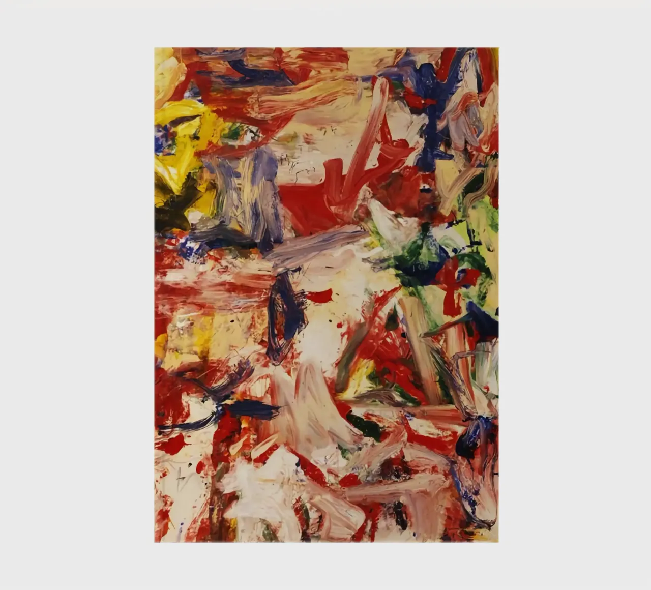 Willem De Kooning Beautiful paint notebook by Family ARTWORK