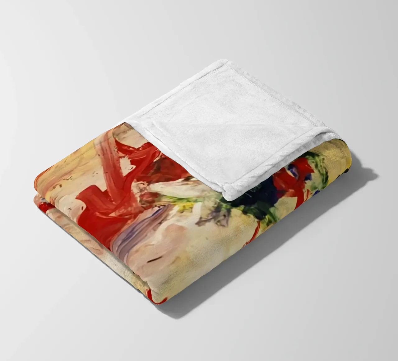 Willem De Kooning Schöne Farbe Fleecedecke von Family ARTWORK