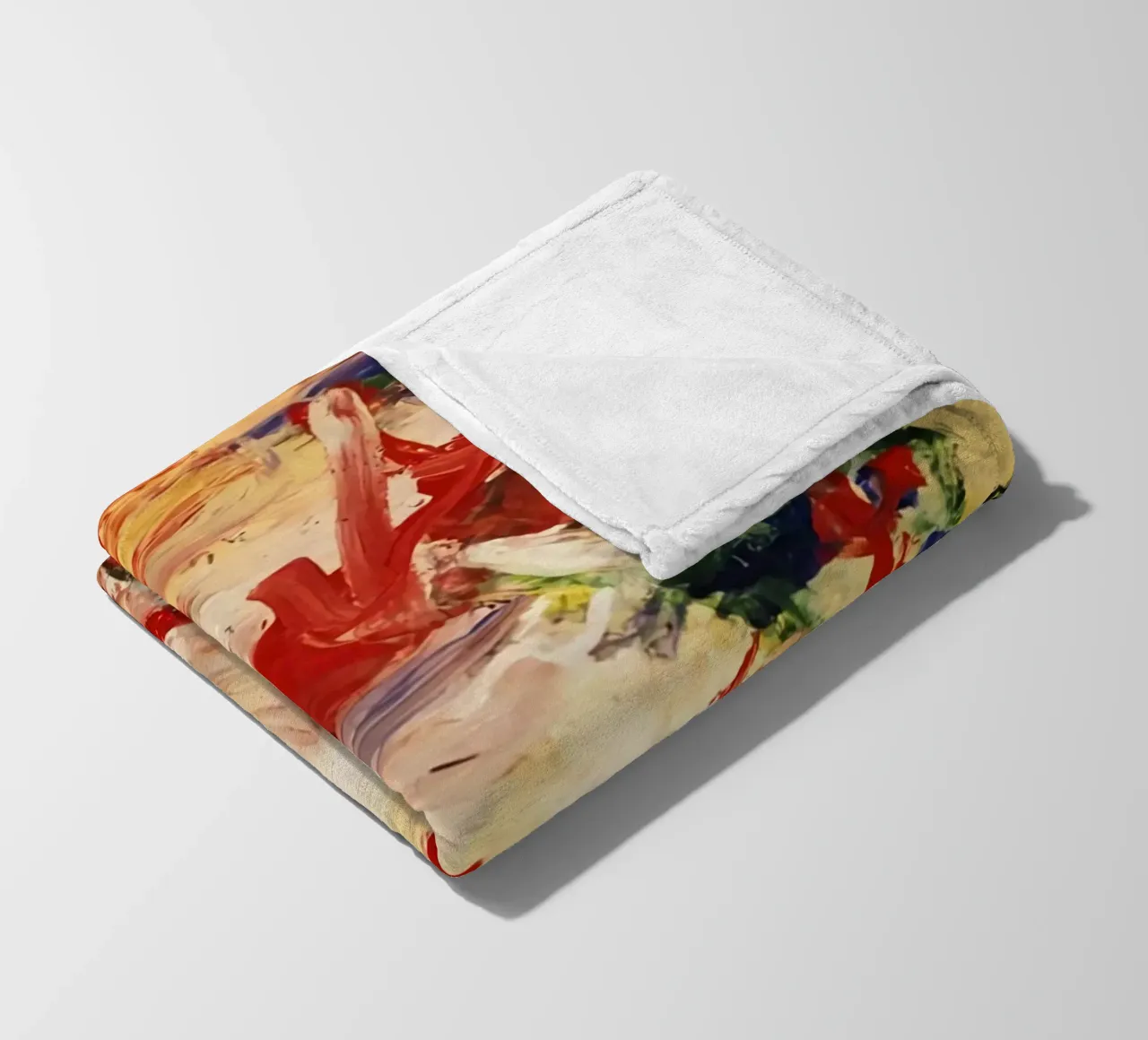 Willem De Kooning Schöne Farbe Fleecedecke von Family ARTWORK