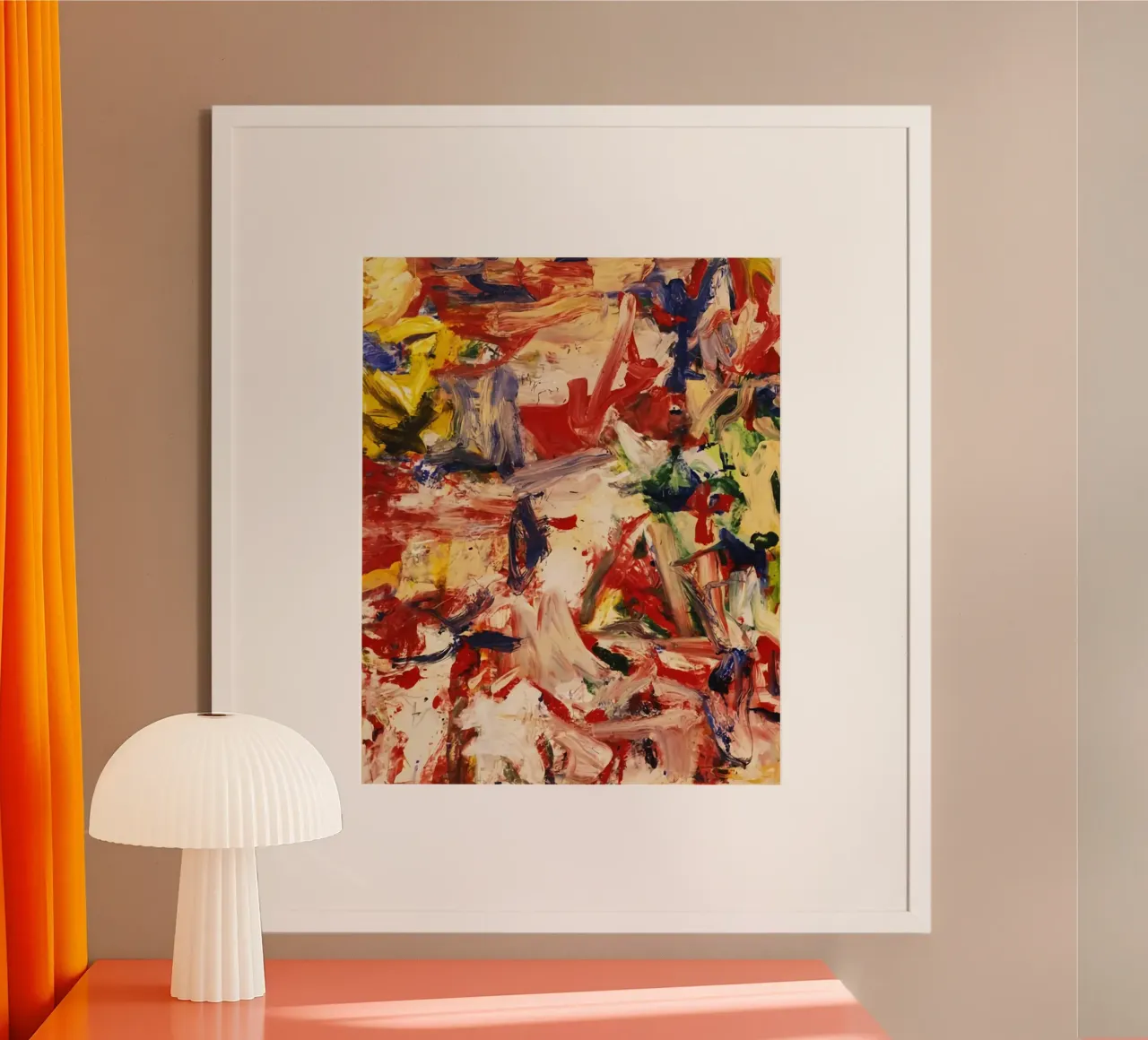 Willem De Kooning Schöne Farbe Hahnemühle von Family ARTWORK