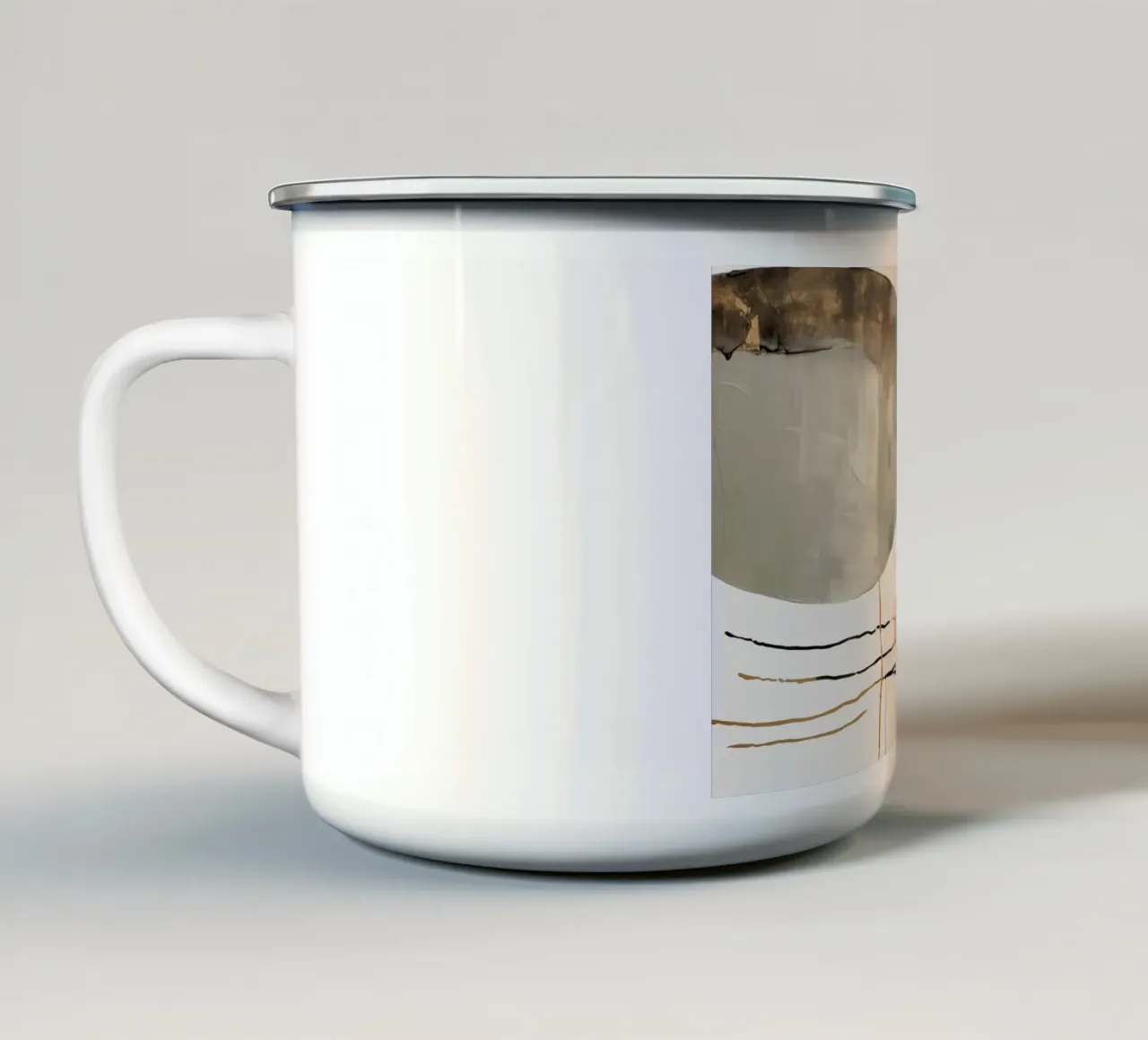 Arte da parete di Imagine tazza in smalto da Imagine