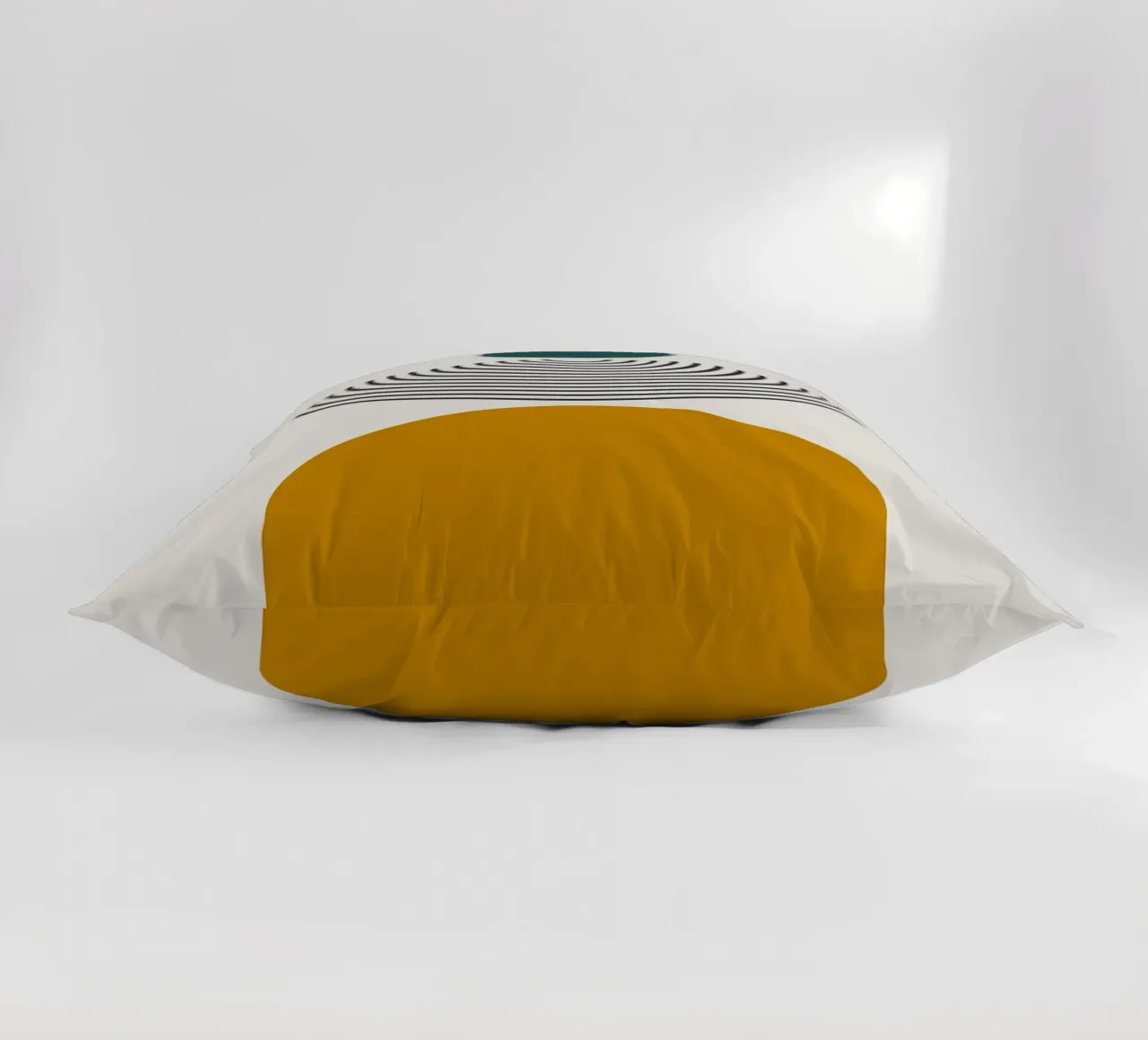 semi-circle decorative cushion by Ron Bale