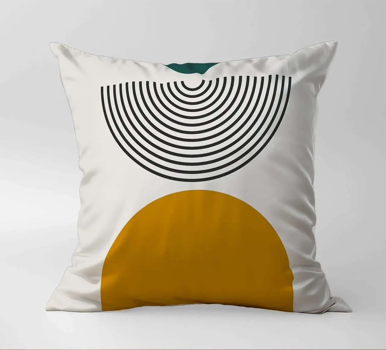 semi-circle decorative cushion by Ron Bale