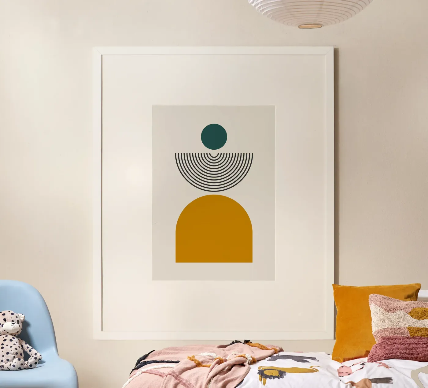 semi-circle poster by Ron Bale