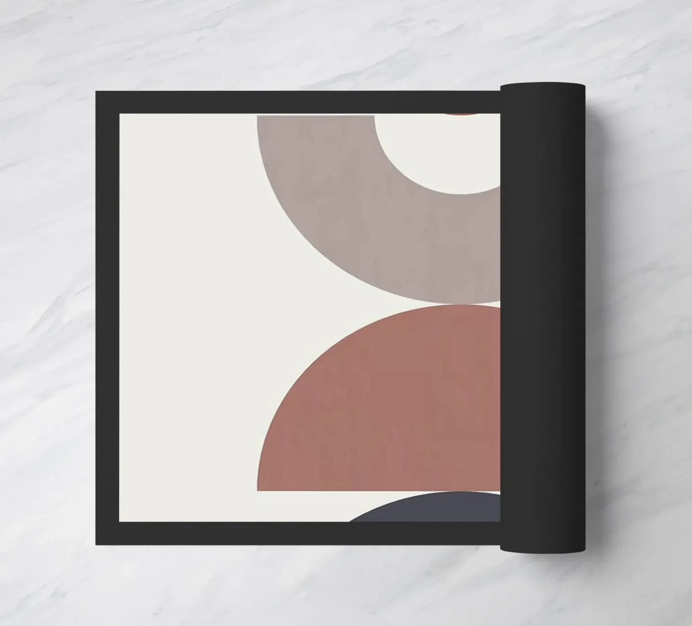 semi-circle doormat by Ron Bale