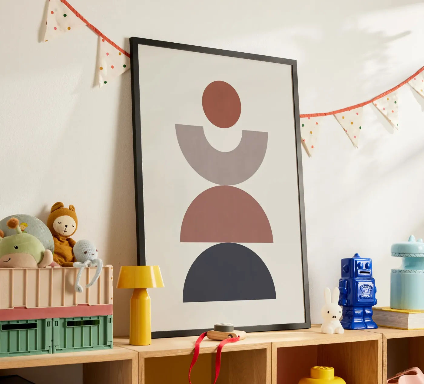 semi-circle poster van Ron Bale