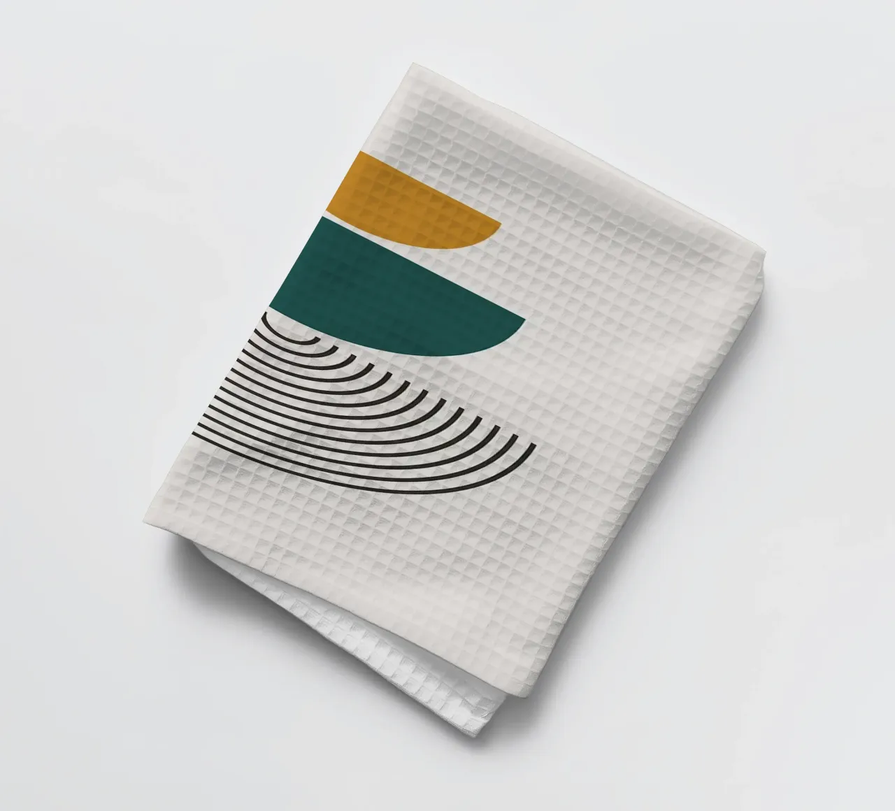 semi-circle circles lines torchon de Ron Bale
