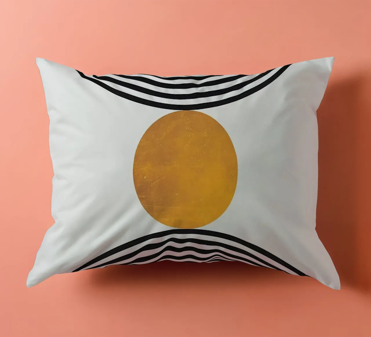 cerchi concentrici forme geometriche cuscino da Ron Bale