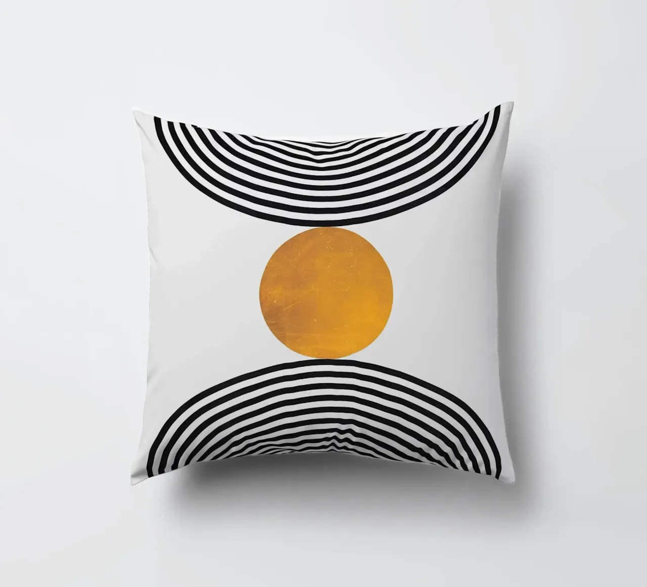 cerchi concentrici forme geometriche cuscino da Ron Bale