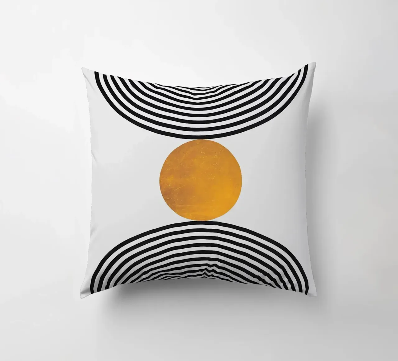 cerchi concentrici forme geometriche cuscino da Ron Bale