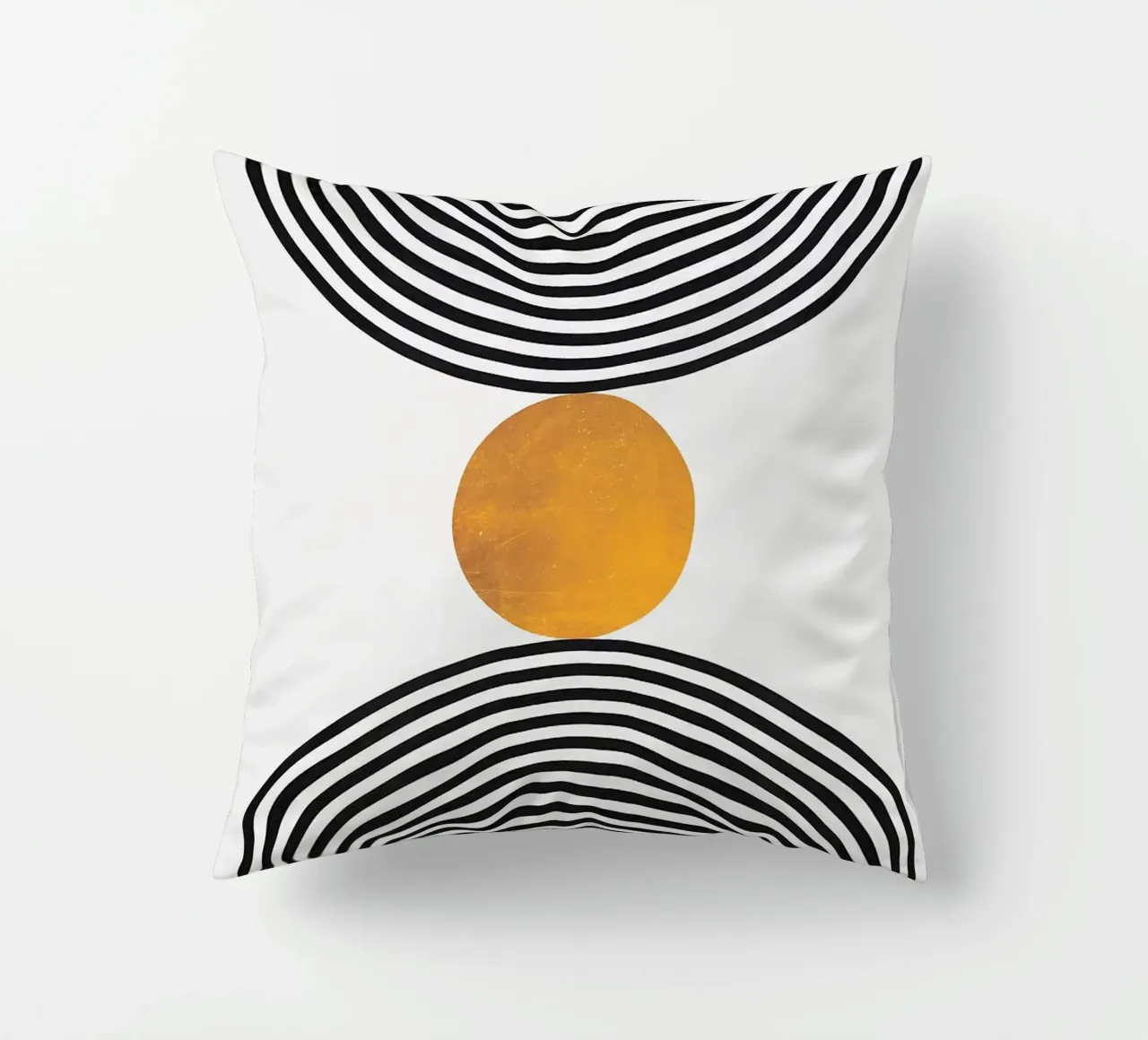 cerchi concentrici forme geometriche cuscino da Ron Bale