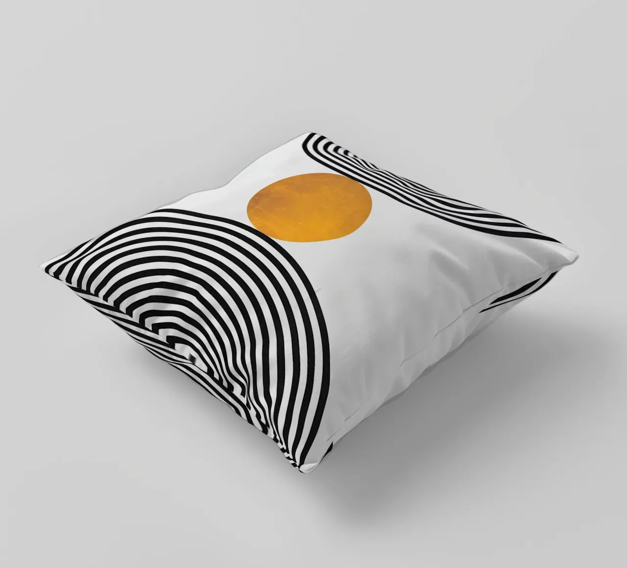 cerchi concentrici forme geometriche cuscino da Ron Bale