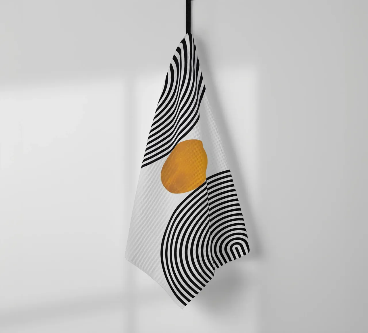 cerchi concentrici forme geometriche canovaccio da cucina da Ron Bale