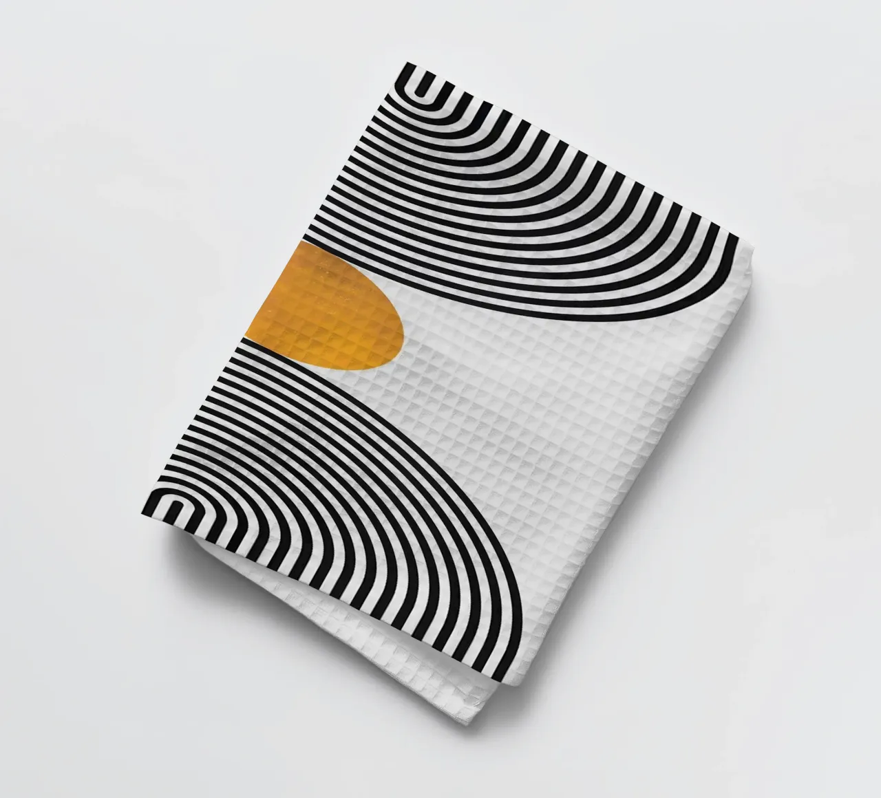 cerchi concentrici forme geometriche canovaccio da cucina da Ron Bale