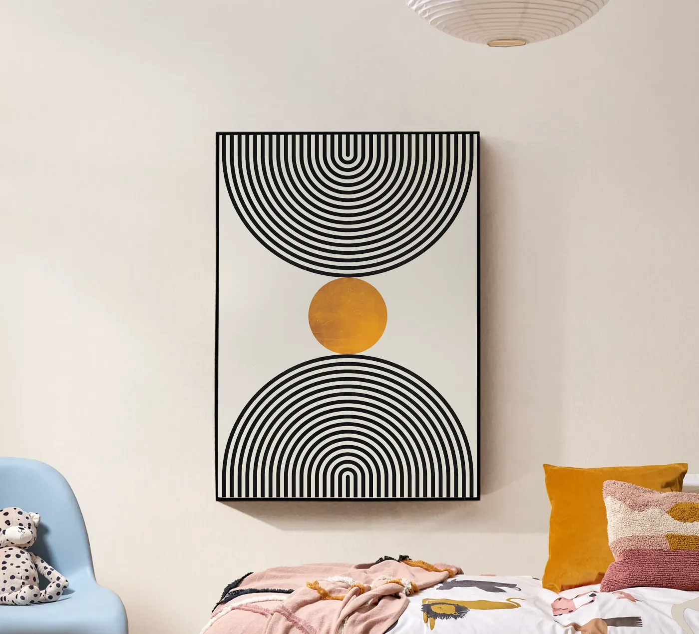 cerchi concentrici forme geometriche plexiglass da Ron Bale