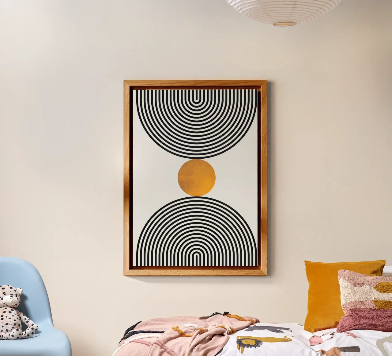 cerchi concentrici forme geometriche alluminio dibond da Ron Bale