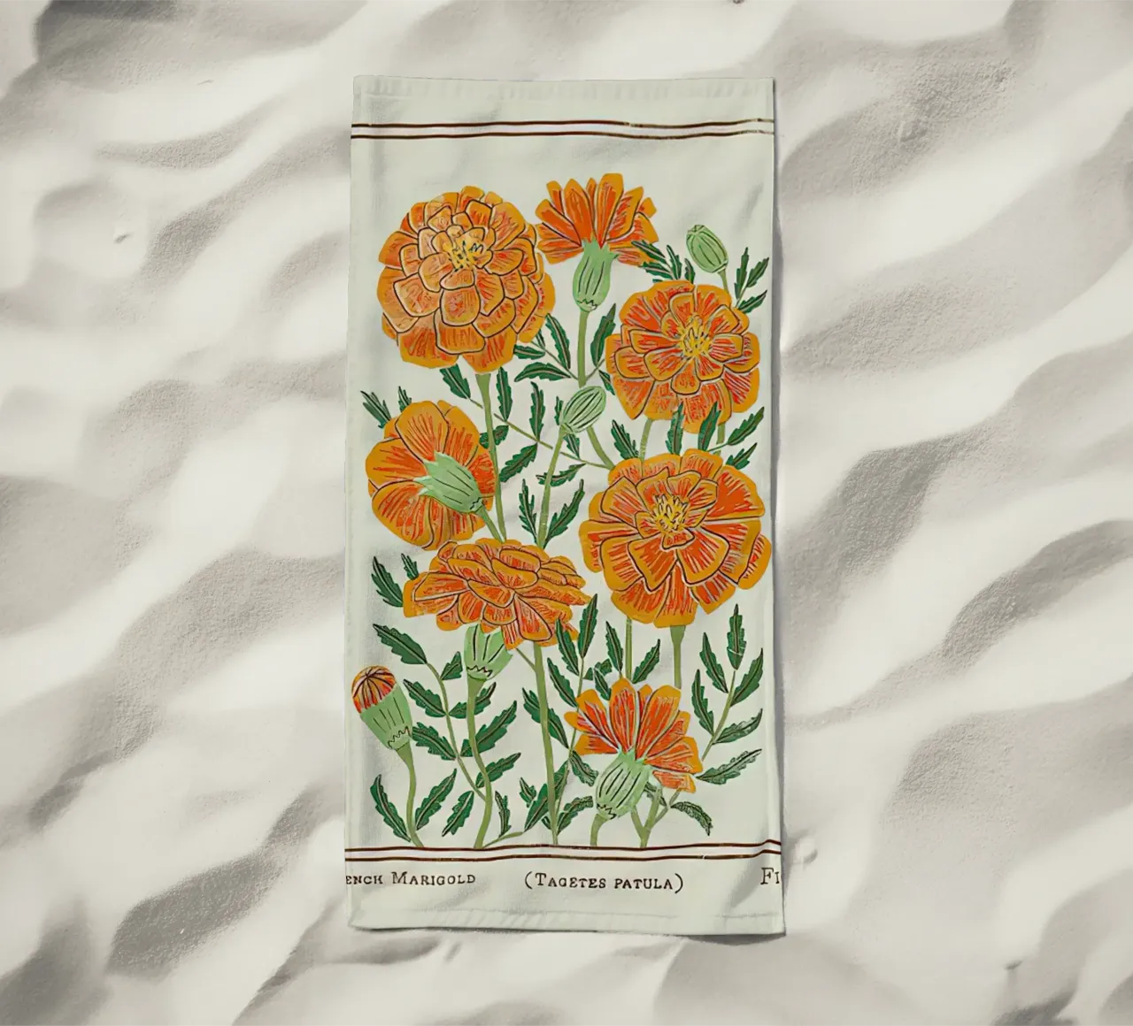 Calendula francese telo mare da harris shop