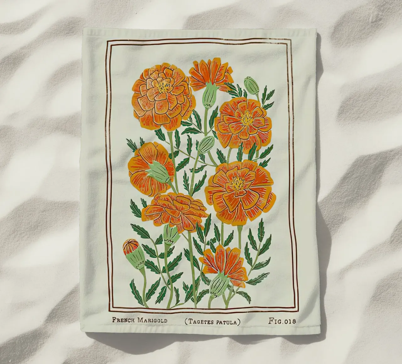 Calendula francese telo mare da harris shop