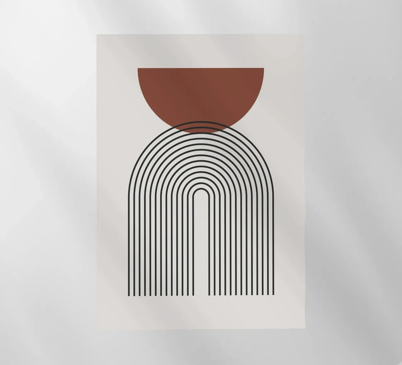 halfronde bogen backlit folie van Ron Bale