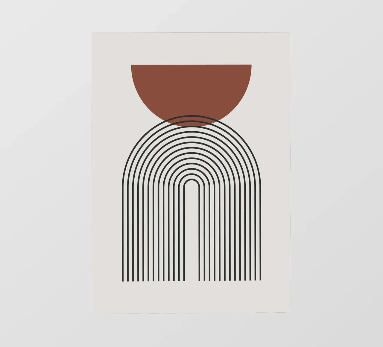 halfronde bogen backlit folie van Ron Bale