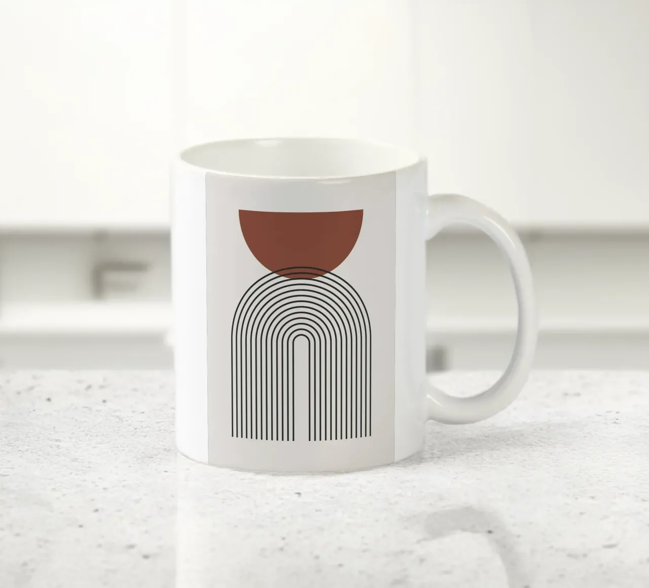 archi a semicerchio tazza in ceramica da Ron Bale