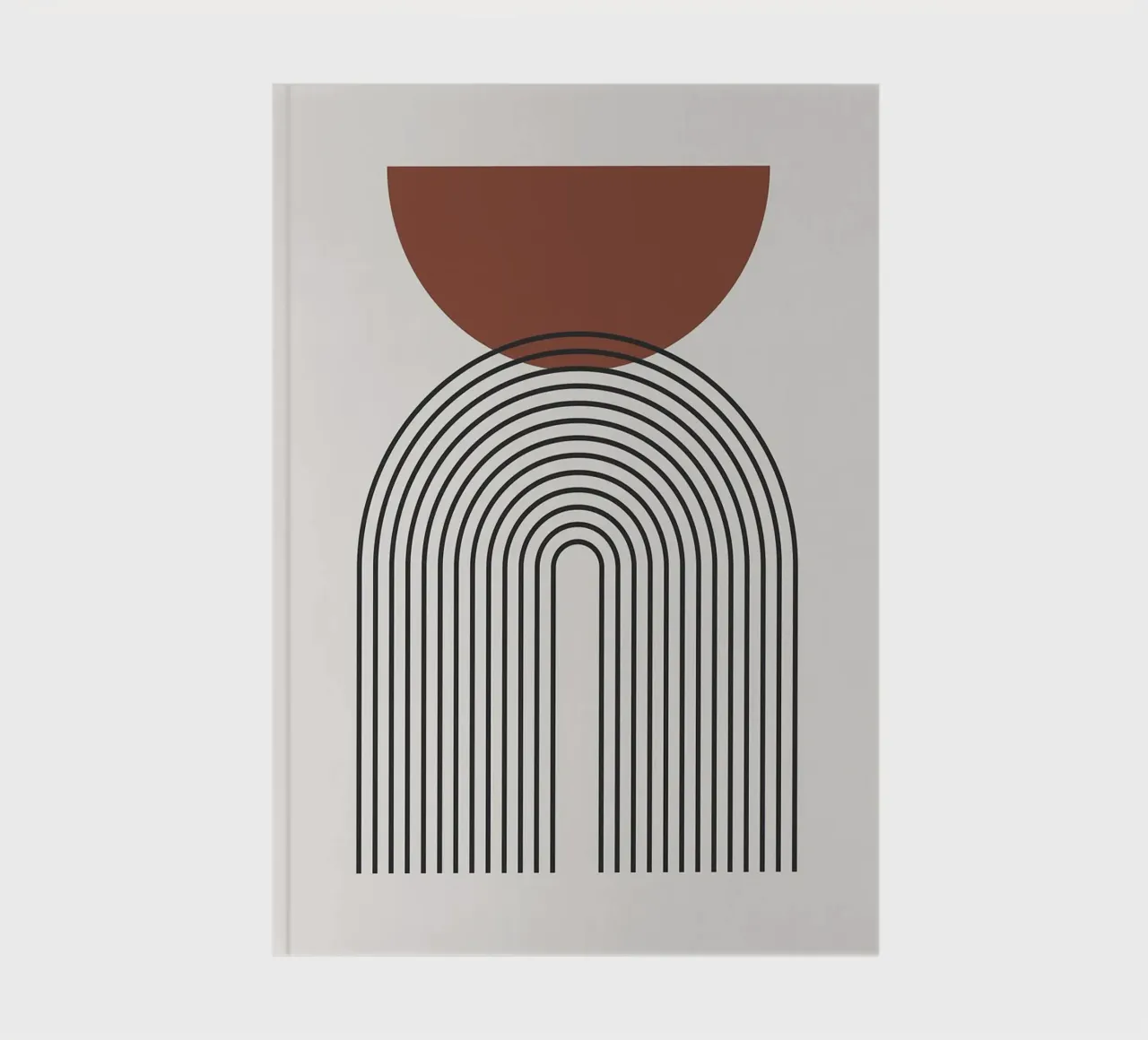 semi-circle arches notebook by Ron Bale