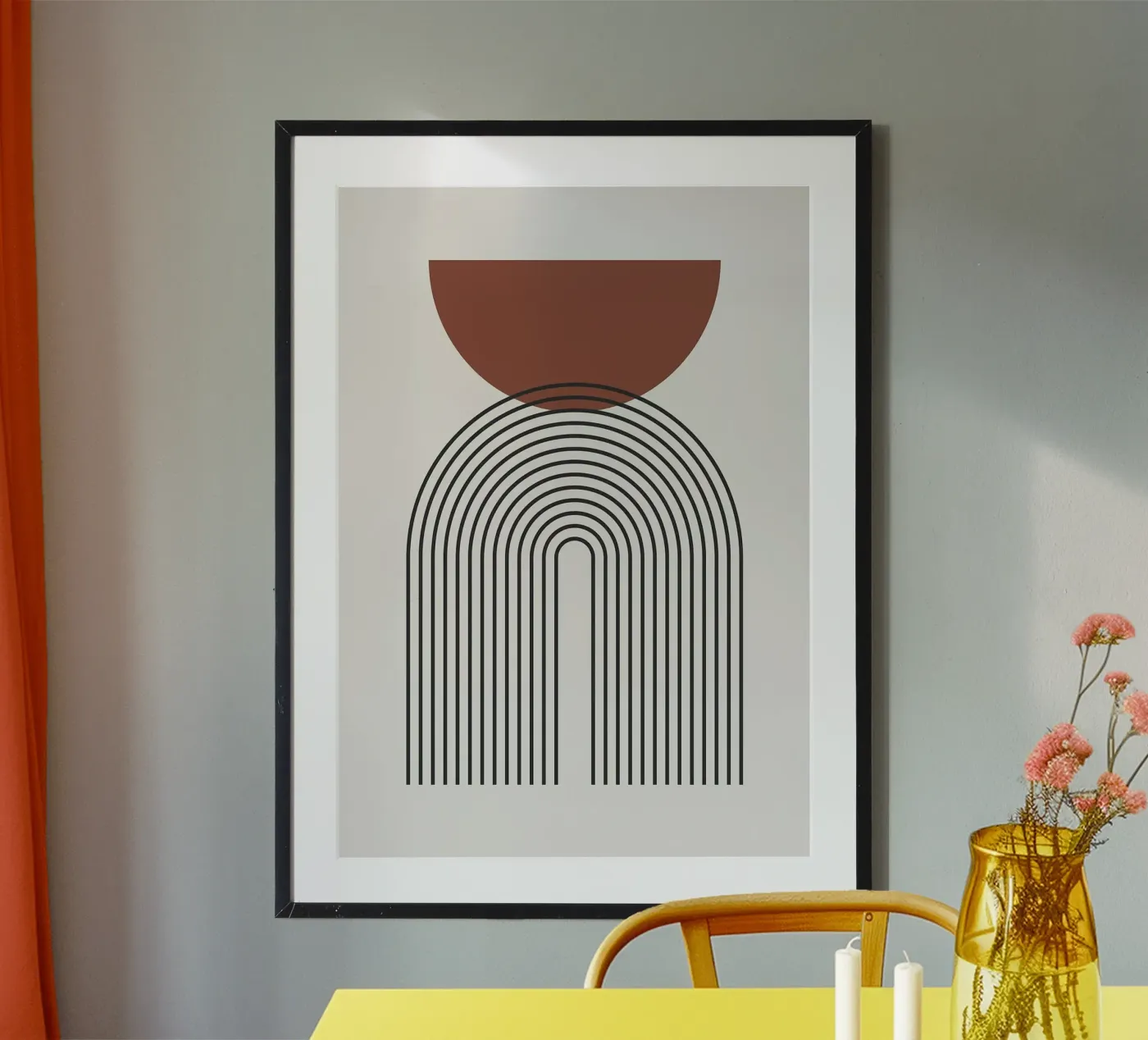 halfronde bogen poster van Ron Bale
