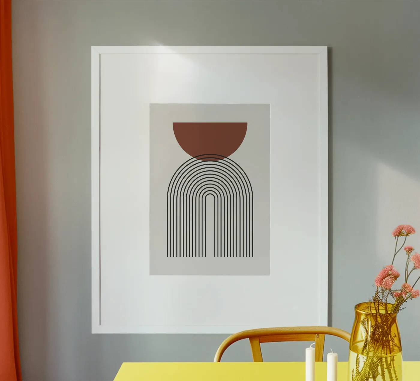 halfronde bogen poster van Ron Bale