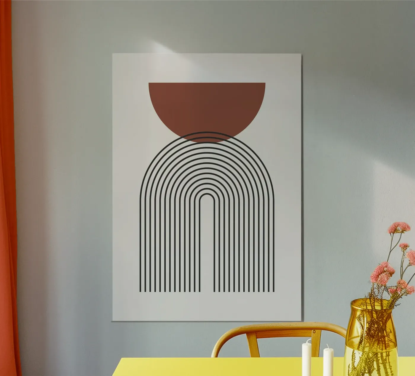 halfronde bogen poster van Ron Bale