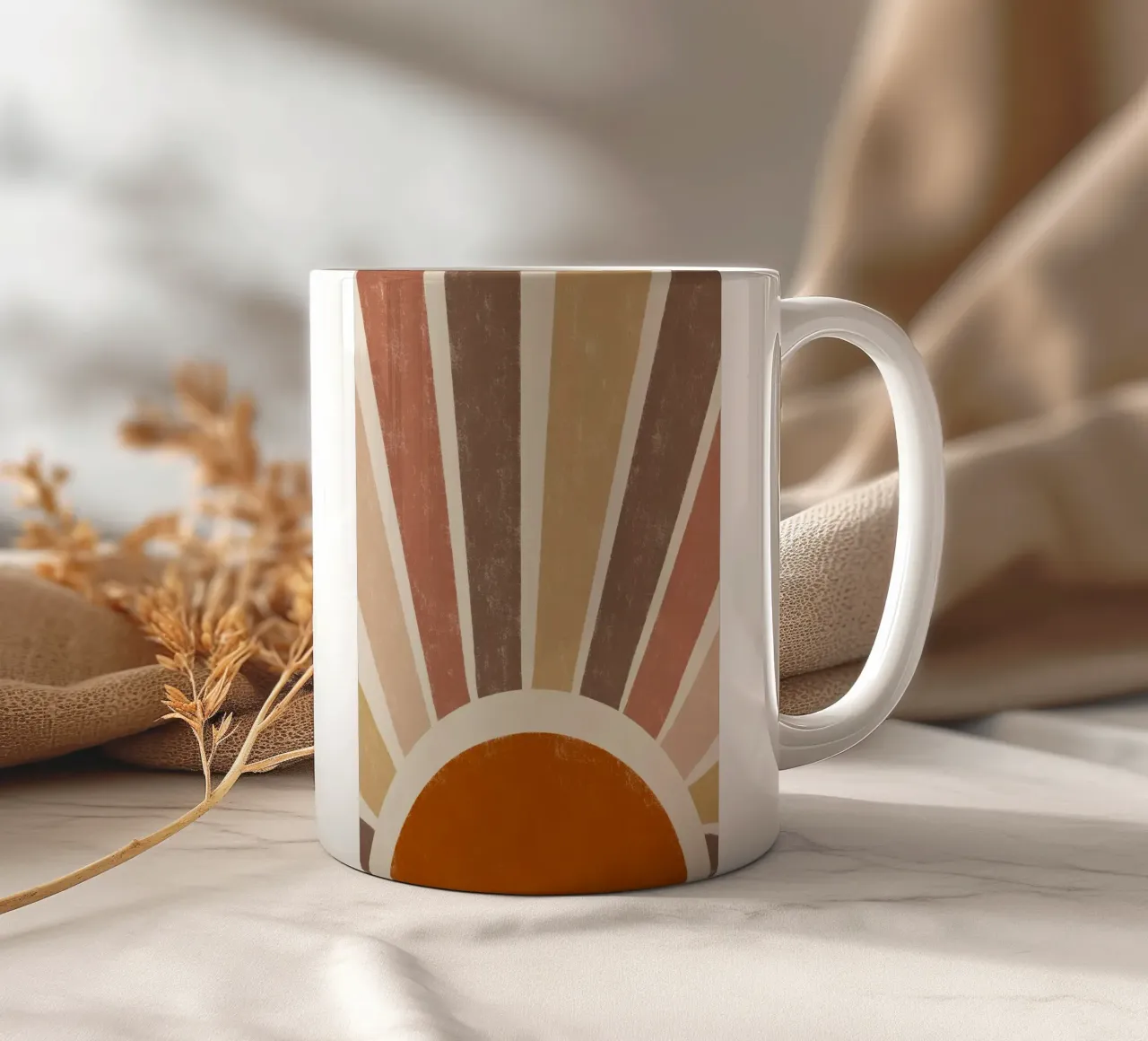 raggi del sole tazza in ceramica da Ron Bale