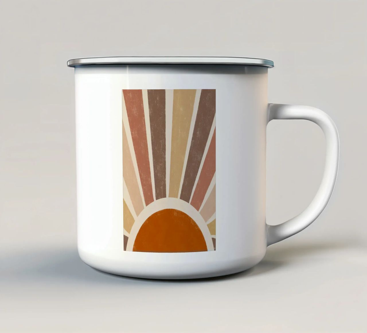 raggi del sole tazza in smalto da Ron Bale