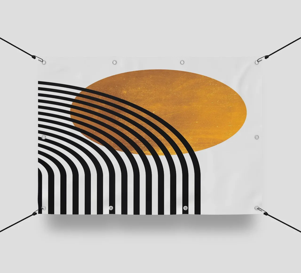 circle line-pattern pvc cover by Ron Bale