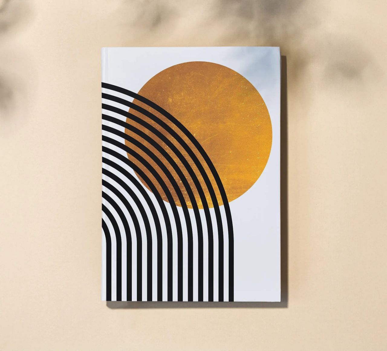 circle line-pattern notebook by Ron Bale