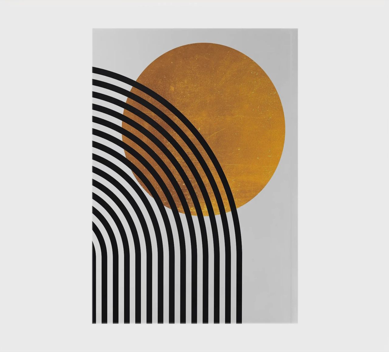 circle line-pattern notebook by Ron Bale
