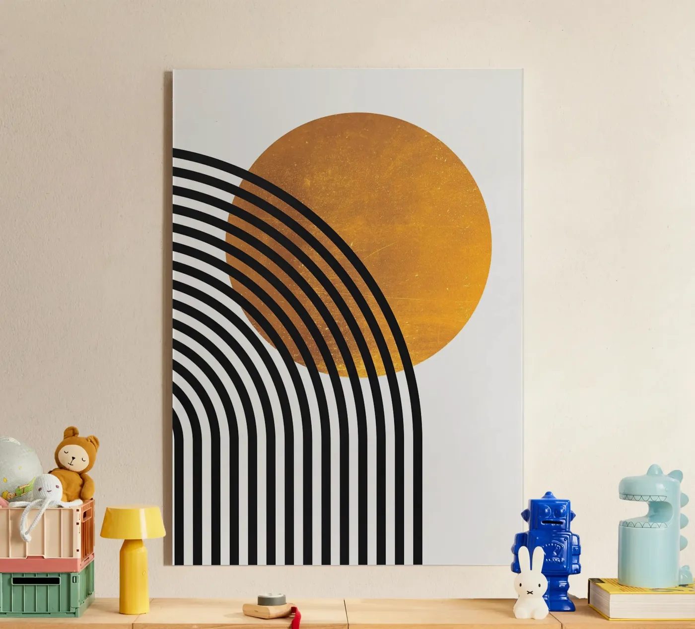 circle line-pattern plexiglass da Ron Bale